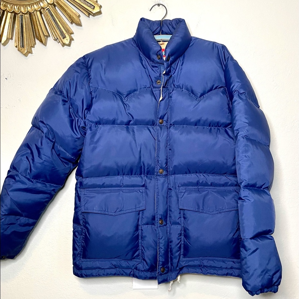 Trac Blue Puffer Coat Vintage